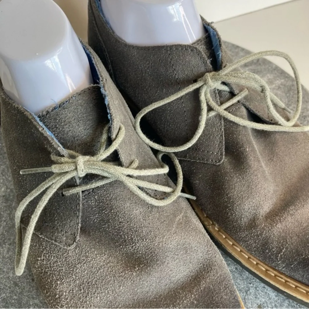 💛 Penguin Original Suede Leather Loafers Casual Dress Shoes Gray